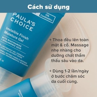 Kem dưỡng Paula's Choice Skin Balancing Invisible Finish Moisture Gel 60ml