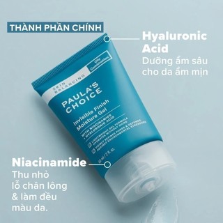 Kem dưỡng ẩm ban đêm Paula's Choice Skin Balancing Invisible Finish Moisture Gel 60ml