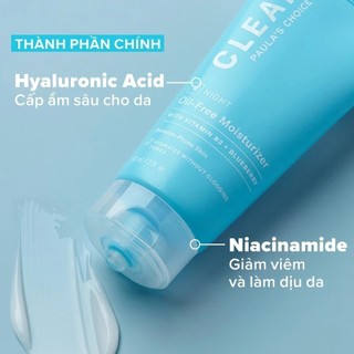 Kem dưỡng da dành cho da mụn Paula's Choice Clear Oil Free Moisturizer 15ml/60ml