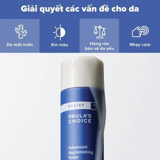 Nước hoa hồng bổ sung chuyên sâu Paula's Choice Resist Advanced Replenishing Toner 118ml