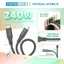 Cáp sạc nhanh TOTOLINK PD3.1 240W Type-C Dài 2M – Tương Thích iPhone 15/16, Android