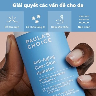 Kem dưỡng ẩm cho da nhạy cảm và lão hóa Paula's Choice RESIST Anti Aging Clear Skin Hydrator 50ml