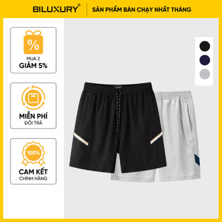 [T7_ĐỒNG GIÁ 169K] Quần Short Gió Nam Thể Thao 9QDGT506/9QDGT529 Biluxury Thoáng Mát Không Nhăn
