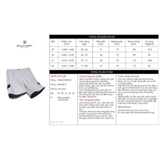 [T7_ĐỒNG GIÁ 169K] Quần Short Gió Nam Thể Thao 9QDGT506/9QDGT529 Biluxury Thoáng Mát Không Nhăn