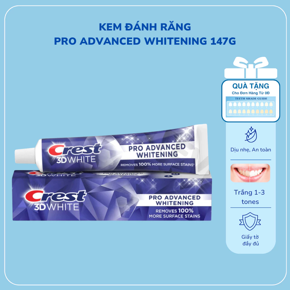Kem đánh răng Crest 3D White