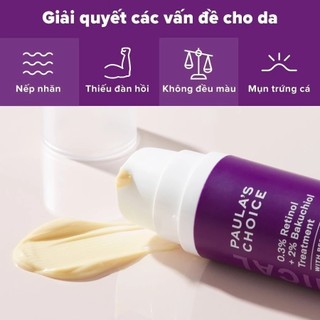 Tinh chất chống lão hóa Paula's Choice CLINICAL 0.3% RETINOL + 2% BAKUCHIOL TREATMENT 30ml (Tinh Tế Beauty)