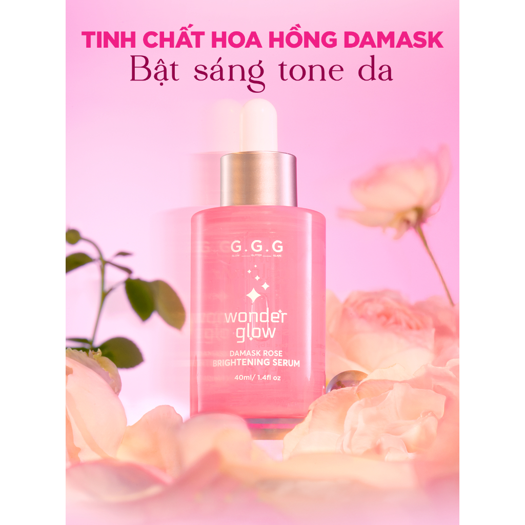 COMBO Tinh Chất Dưỡng Sáng, Thoáng Mịn Da G.G.G Gồm Toner Hồng PHA 150ml và Serum Hồng 40ml