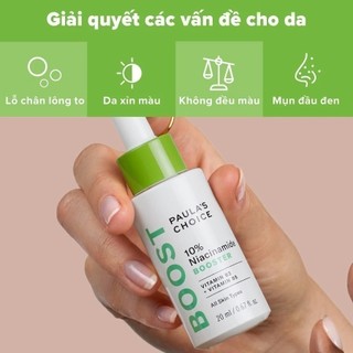 Tinh chất se khít lỗ chân lông và săn chắc da 10% Niacinamide Booster Paula's Choice 20ml