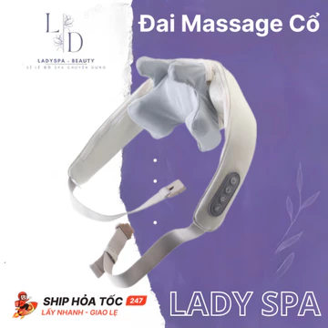 Máy Massage Cổ Vai Gáy Toàn Thân, Đa Năng Đai Massage Cổ Vai Gáy Giảm Đau Mỏi Vai Gáy.