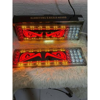 Đèn hậu led con mắt vuông nháy nhiều chế độ cực chất. Điện 12v và 24v dùng chung (giá 1 chiếc)