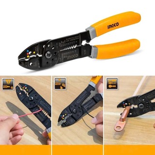 ĐỒ NGHỀ INGCO Kềm tuốt dây điện đa năng 8.5"/215mm HWSP851