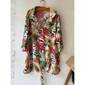 ÁO SƠ MI HOA CỘT EO CỰC XINH - ITEM MUST- HAVE CHO MÙA HÈ!⛅⛅ -a6230.
