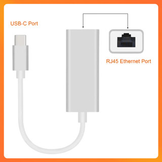 Cáp Chuyển USB Type C Ra LAN 1000Mbps 1G| Nhỏ gọn, kết nối ổn định-Cho Macbook,Laptop mỏng nhẹ,điện thoại, máy tính bảng
