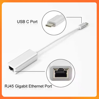 Cáp Chuyển USB Type C Ra LAN 1000Mbps 1G| Nhỏ gọn, kết nối ổn định-Cho Macbook,Laptop mỏng nhẹ,điện thoại, máy tính bảng