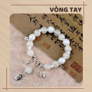 Vòng Tay Đá Trắng Charm Ngôi Sao  Đáng Yêu Phong Cách Hàn Quốc