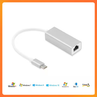 Cáp Chuyển USB Type C Ra LAN 1000Mbps 1G| Nhỏ gọn, kết nối ổn định-Cho Macbook,Laptop mỏng nhẹ,điện thoại, máy tính bảng