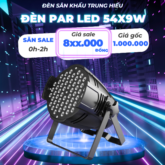 |ĐÈN PAR LED 54 BÓNG * 9 W| ĐÈN PAR LED MINI 36 BÓNG+REMOTE| - CHUYÊN ...