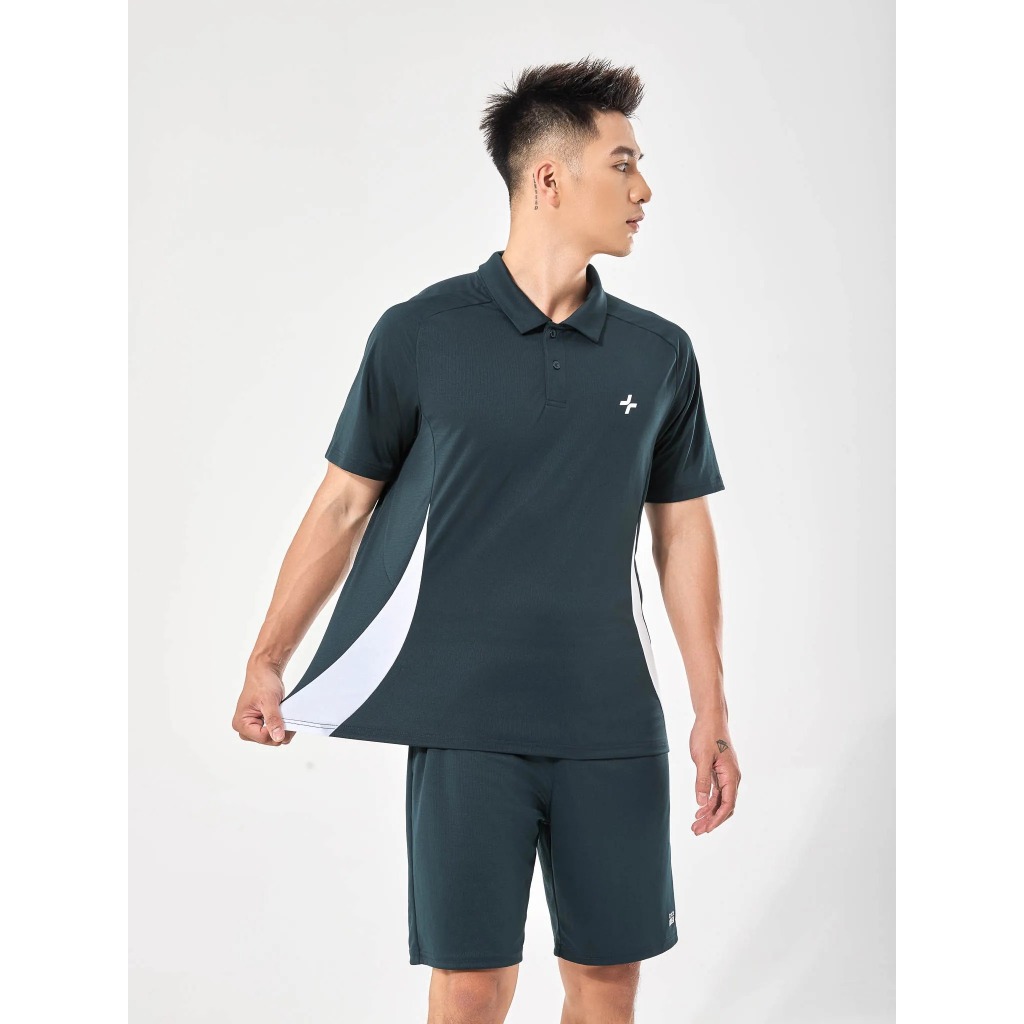 [TẶNG COMBO 2 TẤT]Set đồ bộ thể thao nam Promax Áo Polo Sideflow Quần Shorts thoáng khí, thấm hút tốt Coolmate