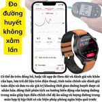 Đồng Hồ Đo Đường Huyết Không Xâm Lấn – Đồng Hồ Thông Minh Theo Dõi Sức Khỏe, Huyết Áp, Oxy Máu, Nhịp Tim, Thể Thao — ảnh 3