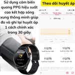 Đồng Hồ Đo Đường Huyết Không Xâm Lấn – Đồng Hồ Thông Minh Theo Dõi Sức Khỏe, Huyết Áp, Oxy Máu, Nhịp Tim, Thể Thao — ảnh 2