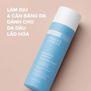 Toner siêu nhẹ dành cho da dầu Paula's Choice Resist Weighless Advanced Repairing Toner 118