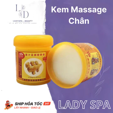 Kem massage chân gừng, colllagen, massage body | Kem massage body, massage bàn chân giữ ấm cơ thể