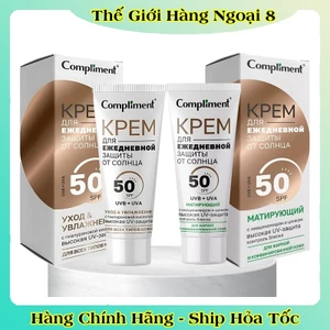Kem chống nắng Compliment spf50 phù hợp cho da thường, da khô,da dầu của Nga