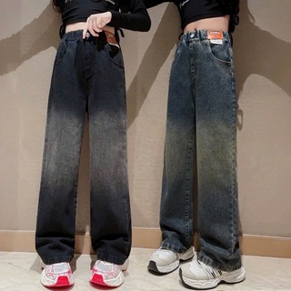 Quần Jean Suông Omber Bé Gái 2 Màu Xanh – Đen 18-46KG