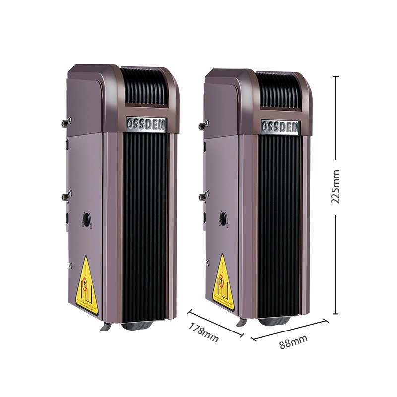 Motor cổng tự động bánh lăn Ossden K680 bền bỉ , tải trọng 600kg/cánh, Có đèn hiển thị