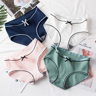 Combo 3 Quần lót nữ cotton tông màu nhẹ mát co dãn thấm hút mồ hôi phù hợp mùa hè thời trang L-803