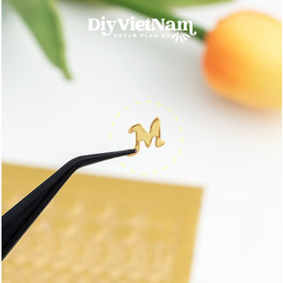 HÌNH DÁN CHỮ NỔI IN HOA/ IN THƯỜNG