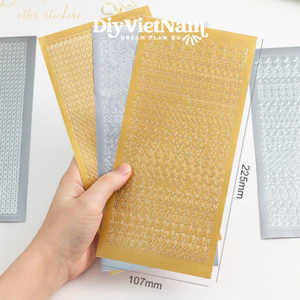 HÌNH DÁN CHỮ NỔI IN HOA/ IN THƯỜNG