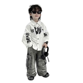 SET SƠ MI JEAN ỐNG RỘNG BÉ TRAI – CHẤT NGẦU CHUẨN SOÁI CA