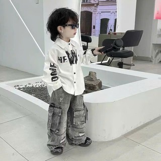 SET SƠ MI JEAN ỐNG RỘNG BÉ TRAI – CHẤT NGẦU CHUẨN SOÁI CA