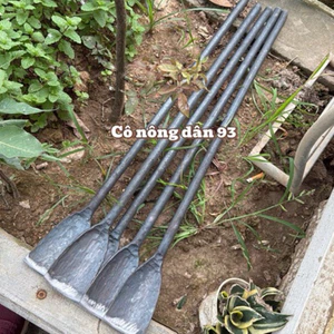 Dụng cụ làm vườn thuổng thép trơn đặc phi 18 rèn thủ công dài tầm80 cm nặng 1,5 kg đánh tỉa cây