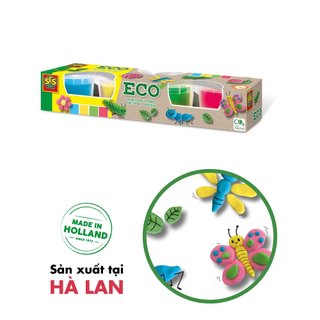 [Hà Lan] - Bột nặn ECO Dough kèm dụng cụ - Thương hiệu SES Creative
