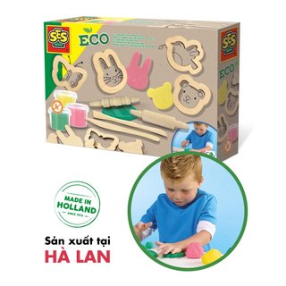 [Hà Lan] - Bột nặn ECO Dough kèm dụng cụ - Thương hiệu SES Creative