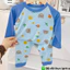 Bộ dài tay bé trai, đồ bộ bé gái, bộ thun lạnh co giãn tốt, thoáng khí cho bé 8-18kg