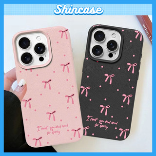 Ốp Lưng iPhone TPU Hoạ Tiết Da Mềm Nơ Xinh Hồng Chống Sốc, Bảo Vệ Camera - iP X/XS/11/12/13/14/15/16/17/Plus/Pro/Max/Air