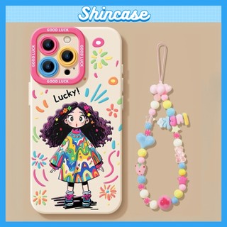 Ốp Lưng iPhone Girl Tóc Xù Cạnh Vuông, Chống Sốc, Bảo Vệ Camera -iP 6/6s/7/8/Plus/X/XS/XR/11/12/13/14/15/16/Pro/Max/Mini