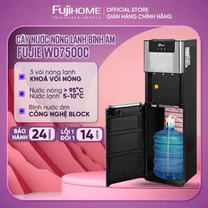 Cây nước nóng lạnh bình âm cao cấp FujiE nhập khẩu, máy lọc bình lọc nước nóng lạnh bình hút gia đình dispenser water