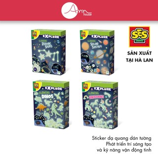 [Hà Lan] - Sticker dạ quang dán tường - Thương hiệu SES Creative