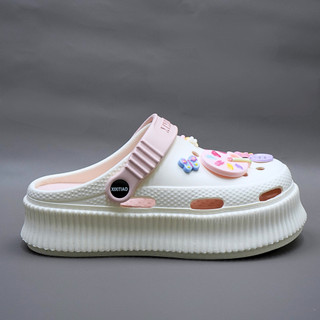 Dép cross nữ đế cao 5cm kèm 12 Sticker Họa Sĩ  Mita kiểu sandal CSM-36