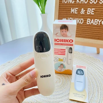 Nhiệt kế điện tử ICHIKO Nhiệt kế hồng ngoại đo trán cho bé