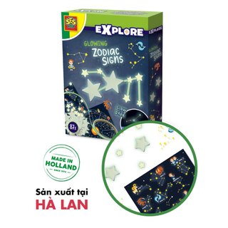 [Hà Lan] - Sticker dạ quang dán tường - Thương hiệu SES Creative