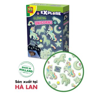 [Hà Lan] - Sticker dạ quang dán tường - Thương hiệu SES Creative