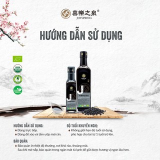 Nước tương đậu đen hữu cơ Joyspring 500ml và 210ml