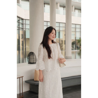Annie set - set áo chân váy xô hoa Ma Vie (kèm áo lót lụa)