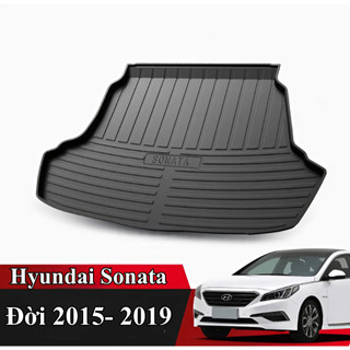 ( Loại Dày ) Lót cốp Hyundai Sonata Đời 2015 - 2019 Thảm Cốp Không Mùi Khó Chịu