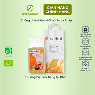 Hạt kê hữu cơ đã bóc vỏ Markal gói 500g hàng nhập khẩu Pháp